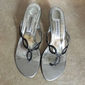 Caparros Delight Metallic Heels